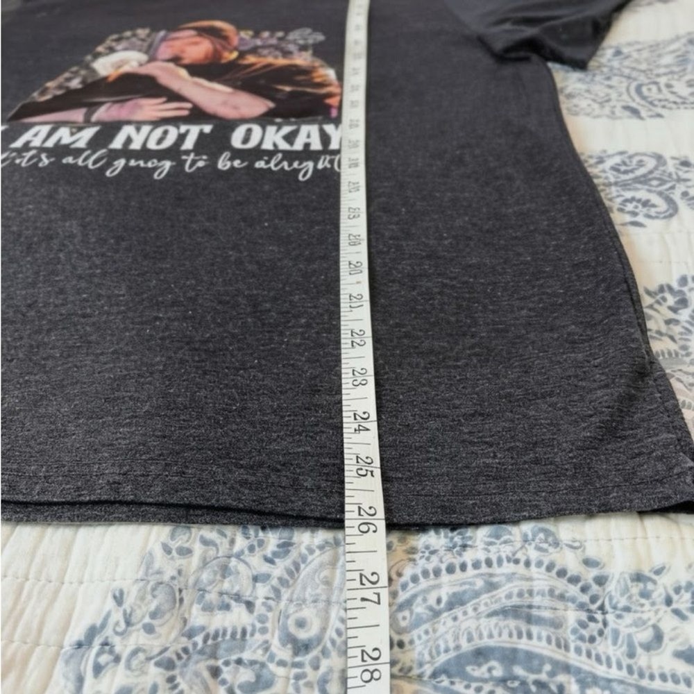 Jelly Roll I Am Not Okay Graphic T Shirt womens XL Country Rap Merch - Picture 5 of 7